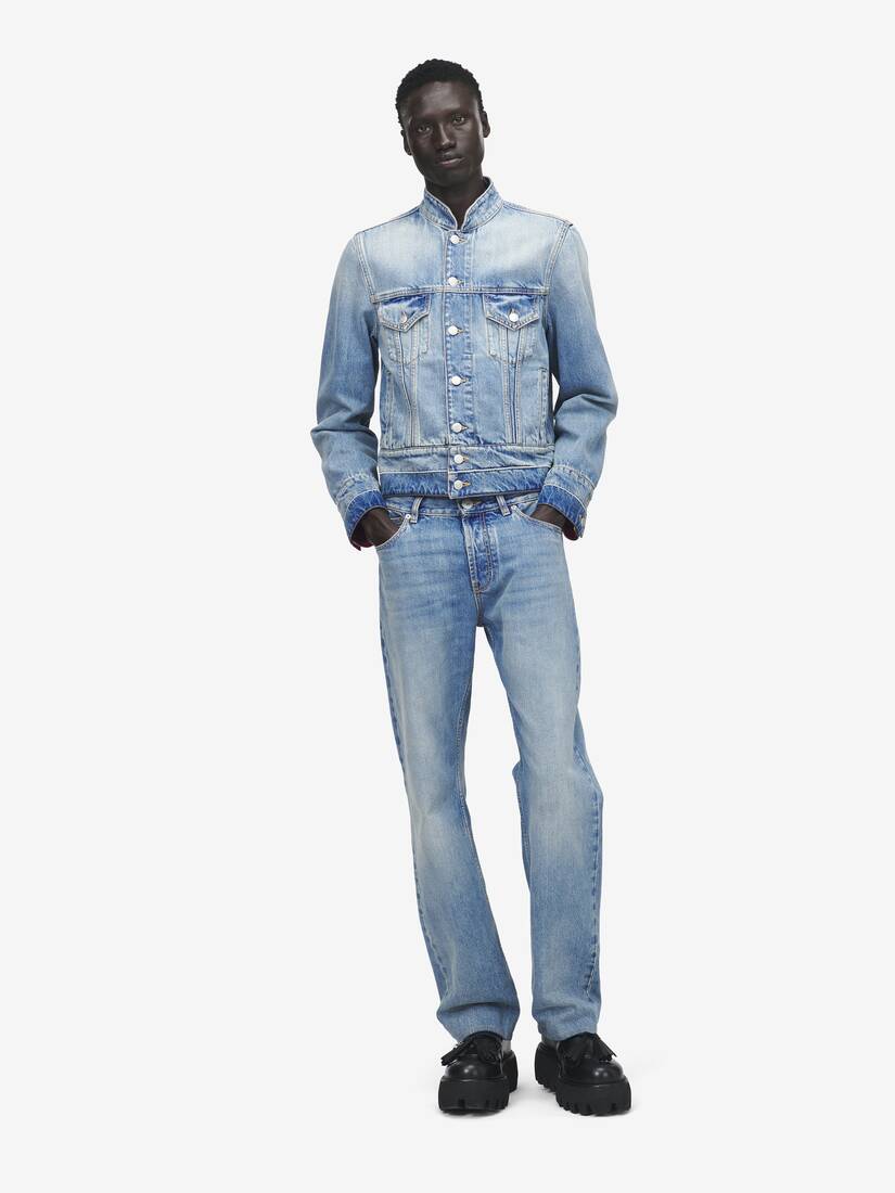 Alexander McQueen 立领牛仔夹克