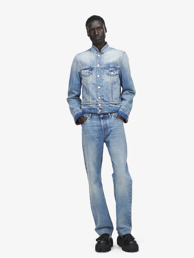 Alexander McQueen 立领牛仔夹克