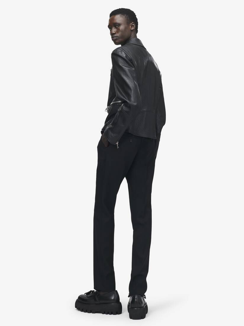 Alexander McQueen McQueen 经典皮革机车夹克