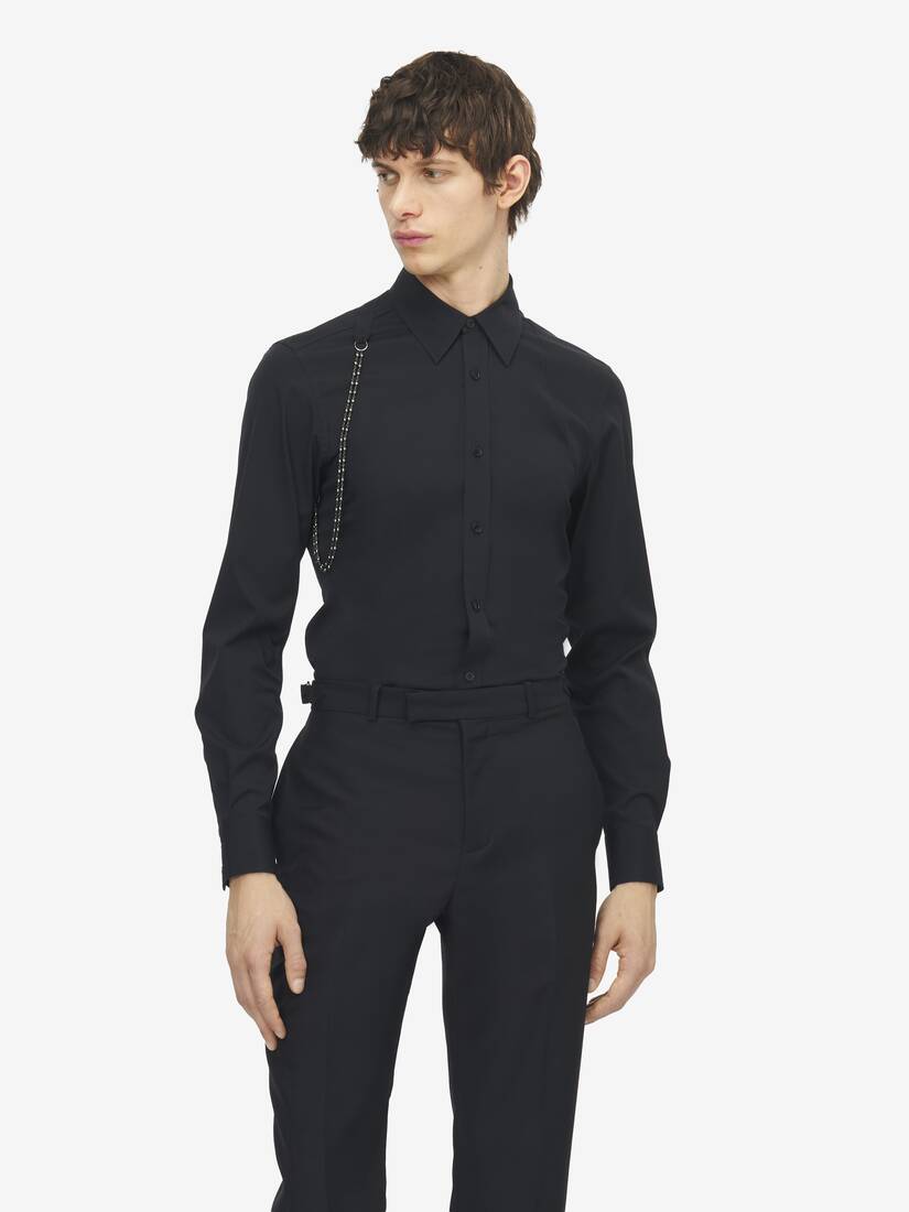 Alexander McQueen 链条背带衬衫