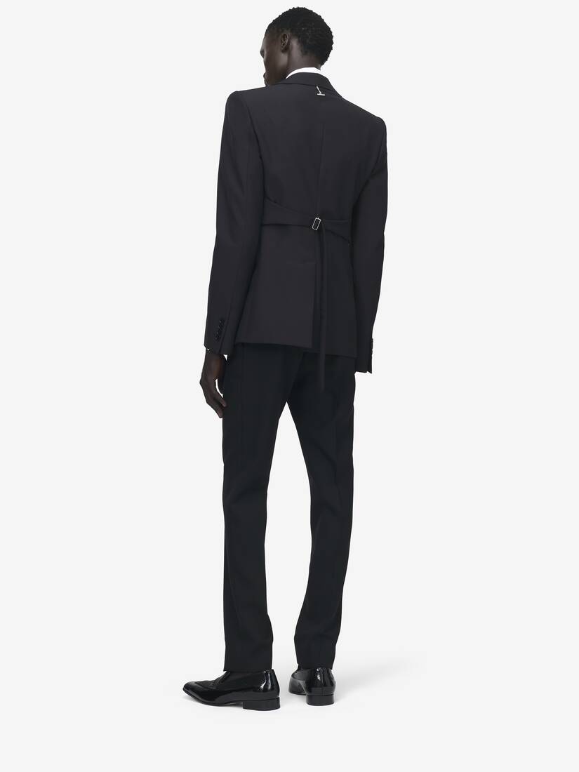 Alexander McQueen Trompe-l'œil单排扣夹克