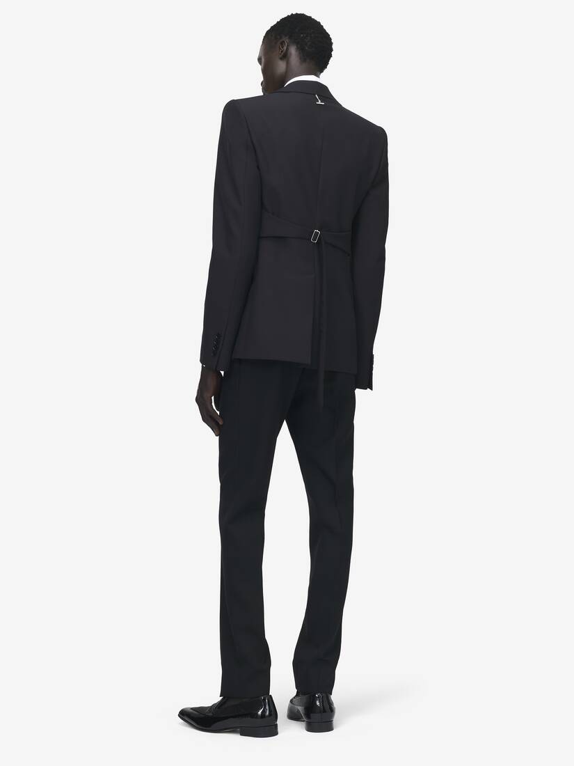 Alexander McQueen Trompe-l'œil单排扣夹克
