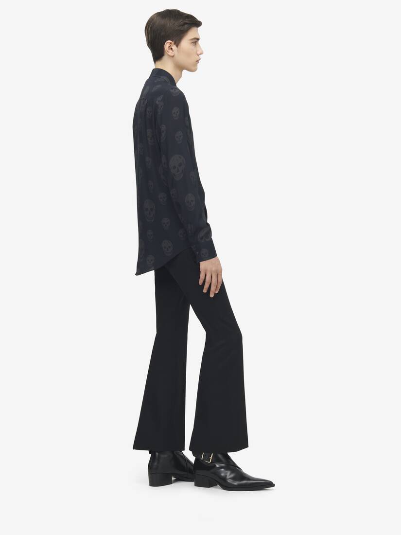 Alexander McQueen Skull印花衬衫