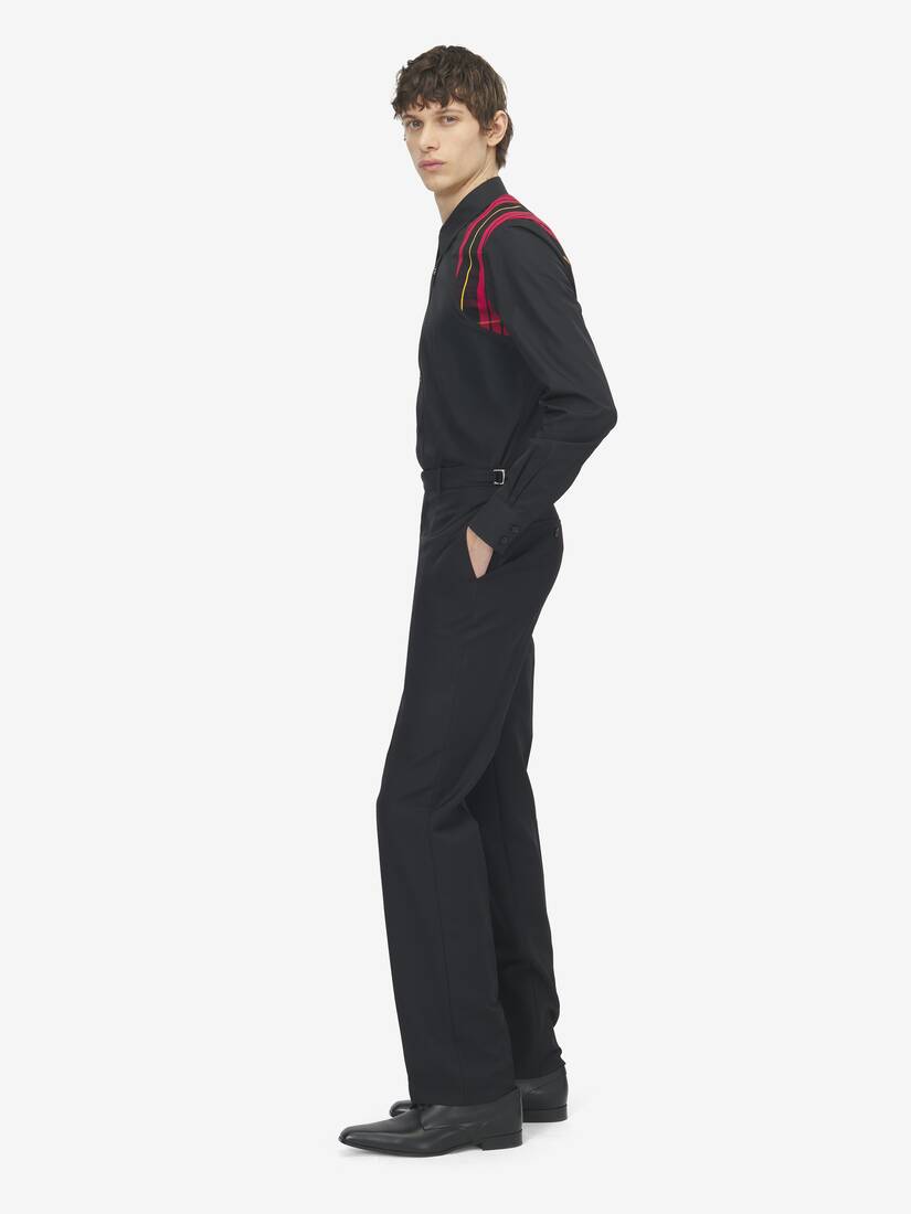 Alexander McQueen 格纹束带衬衫