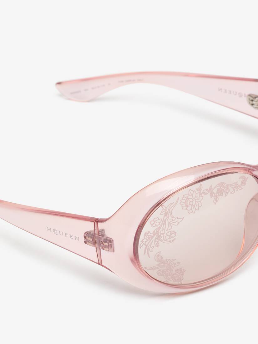 Alexander McQueen Kate圆框太阳眼镜