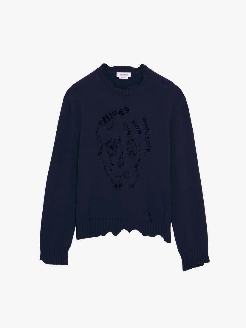 Alexander McQueen 仿旧Skull套衫