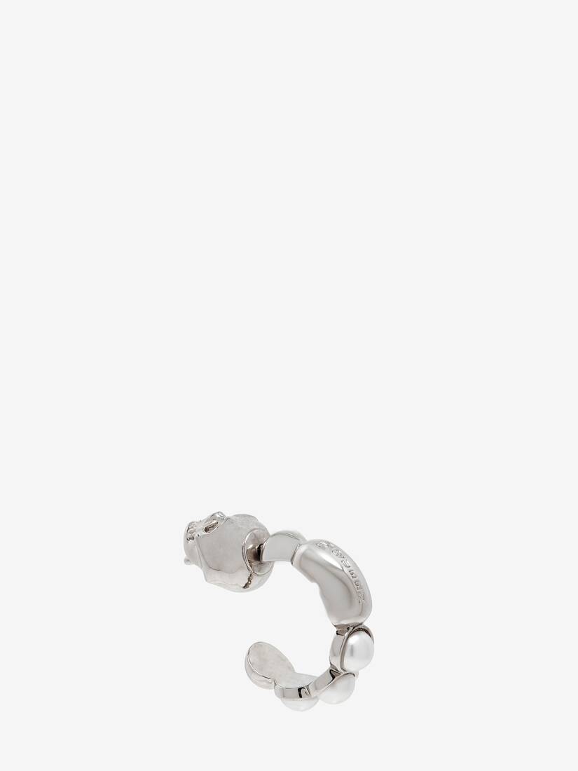 Alexander McQueen Skull & Pearl耳环