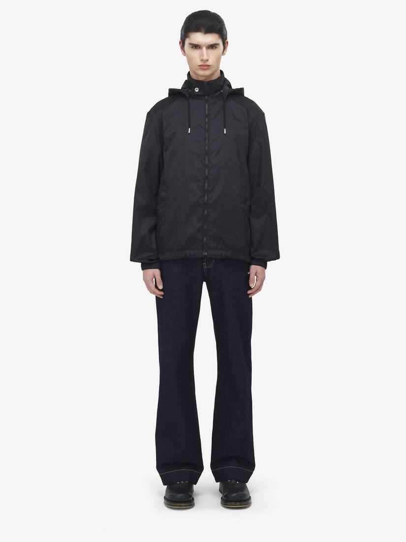 Alexander McQueen Skull提花风衣
