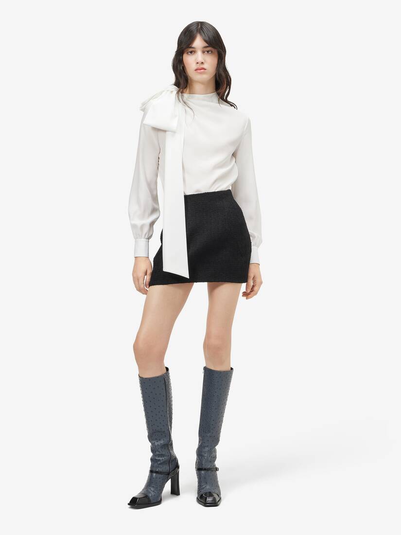 Alexander McQueen 肩部蝴蝶结上衣