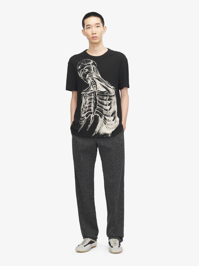 Alexander McQueen Sketch Anatomy T恤