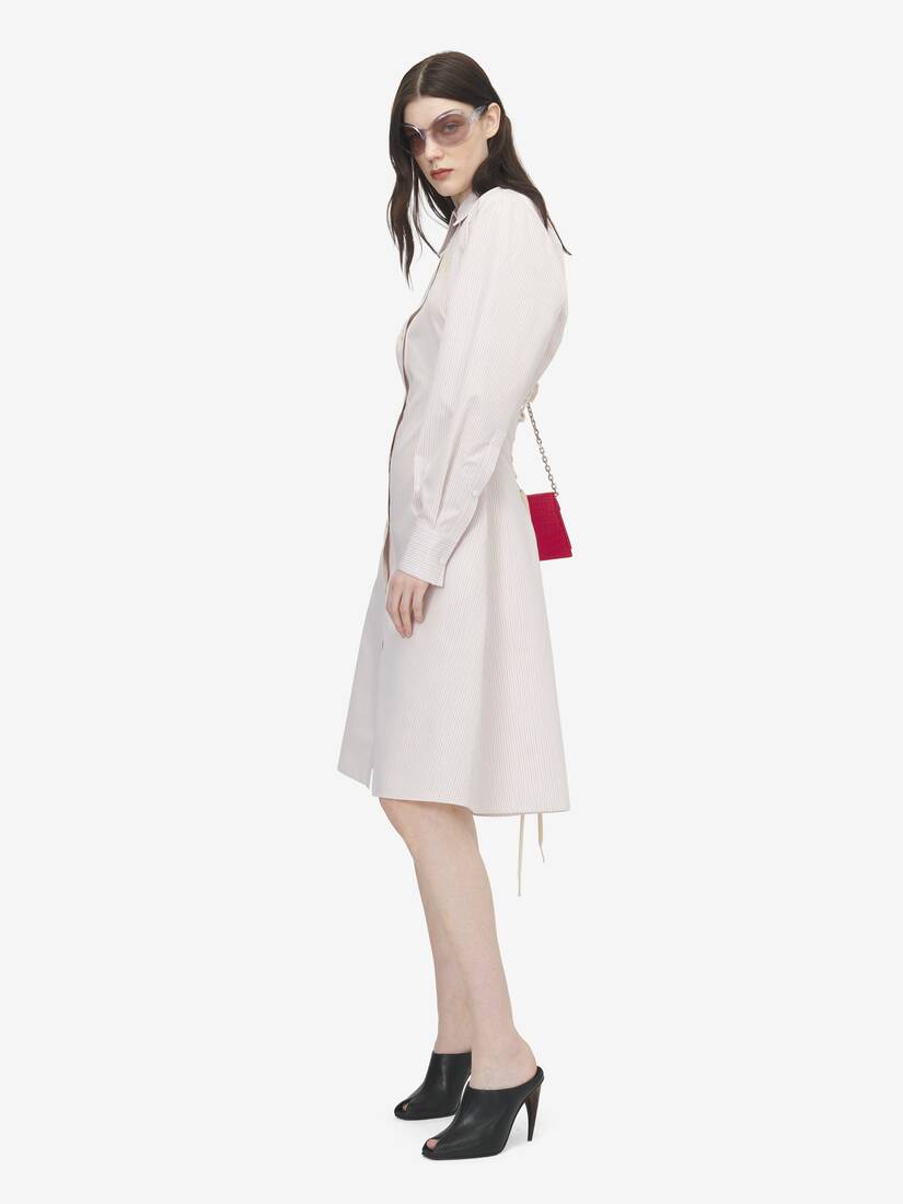 Alexander McQueen 细条纹衬衫裙