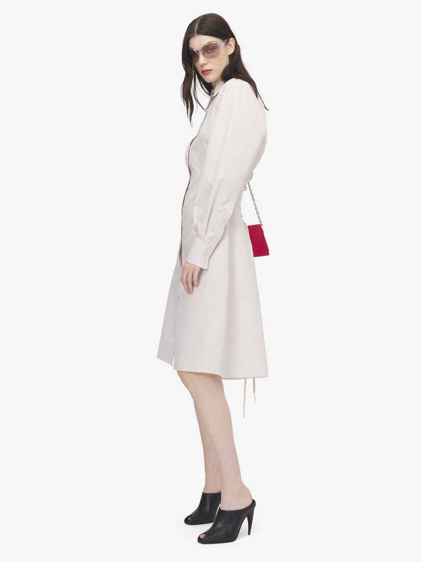 Alexander McQueen 细条纹衬衫裙