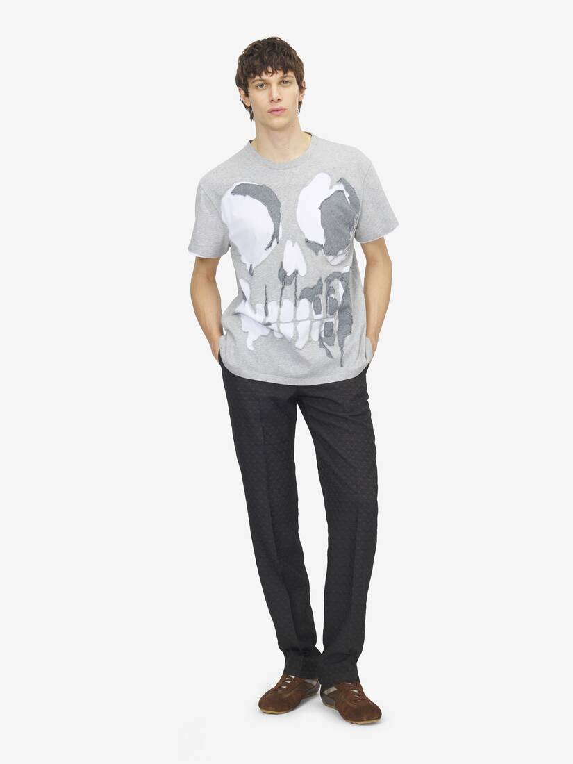 Alexander McQueen Skull贴花T恤