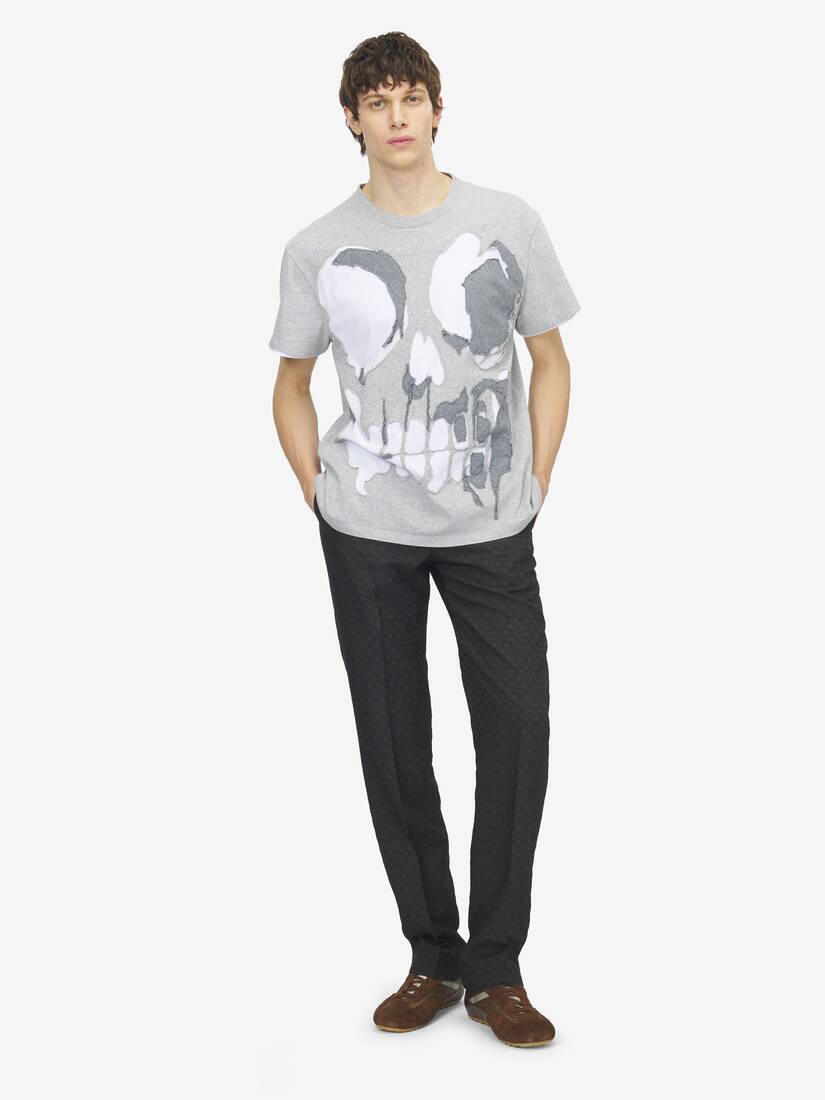 Alexander McQueen Skull贴花T恤