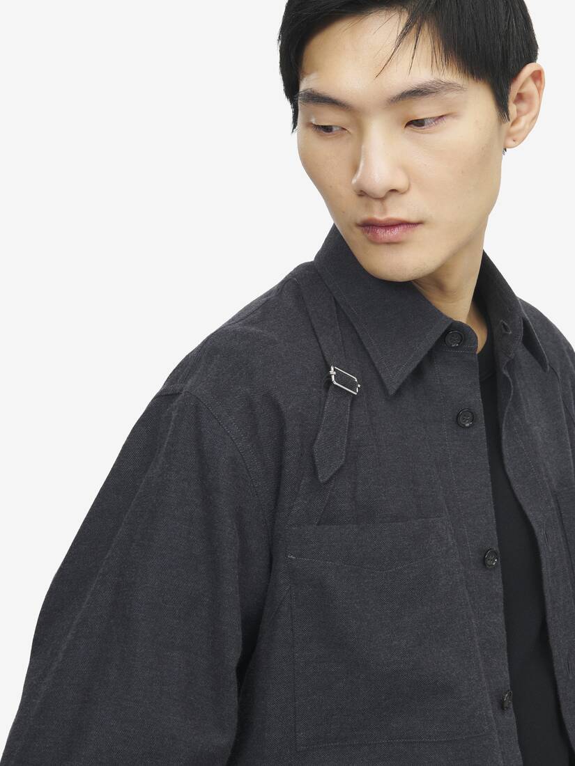 Alexander McQueen 背带外套式衬衫