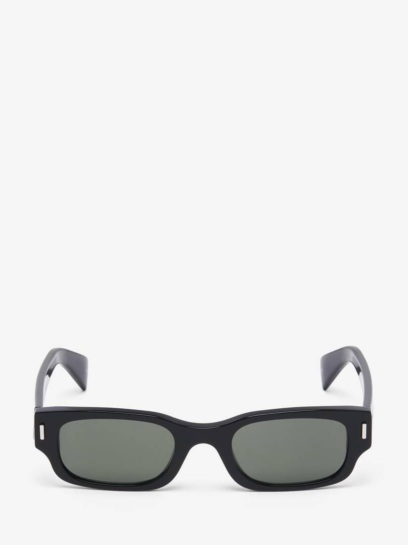 Alexander McQueen T-Bar铆钉Panthos框太阳眼镜