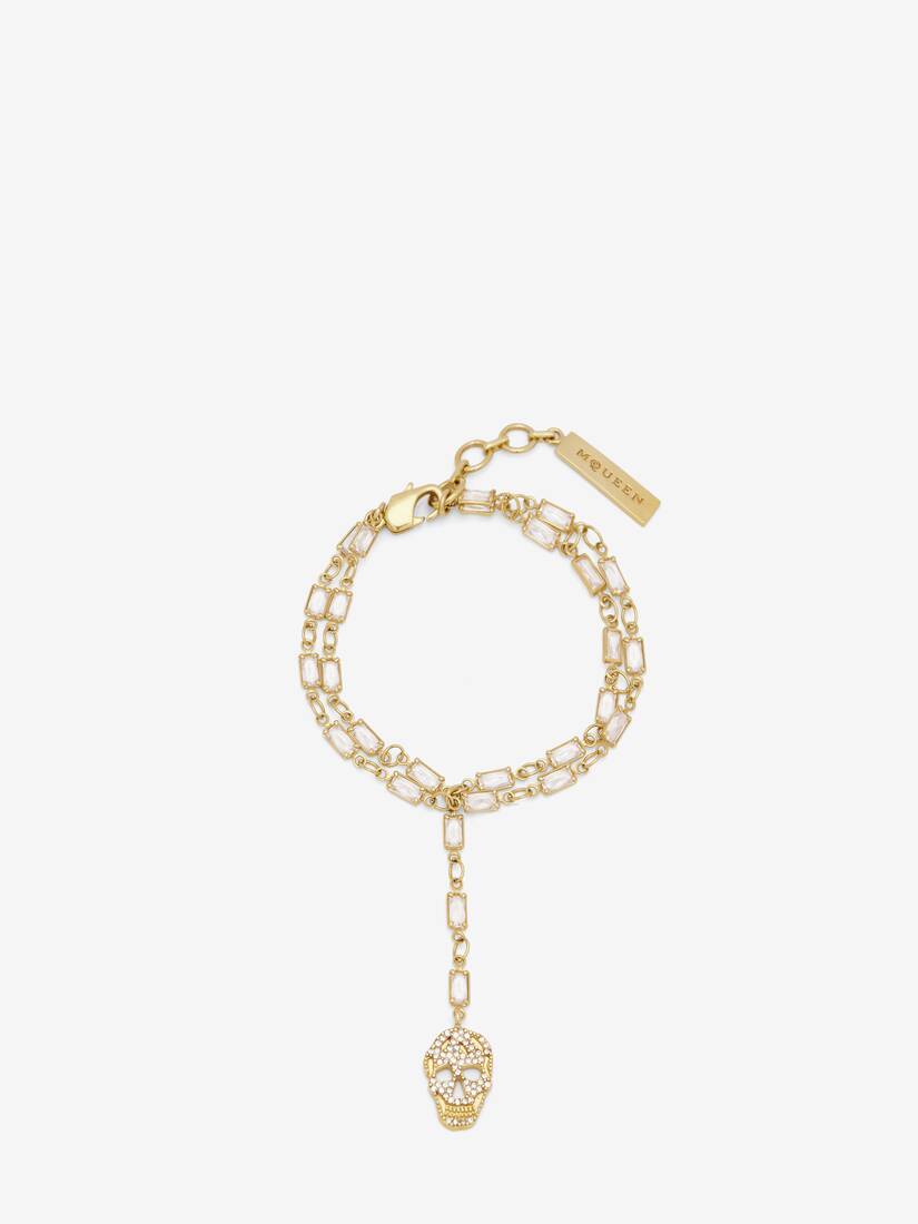 Alexander McQueen 密镶Skull手链