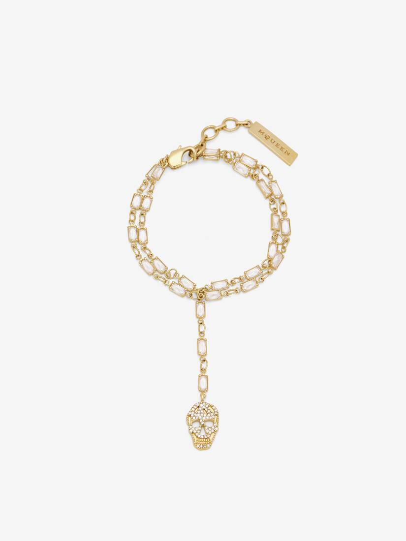 Alexander McQueen 密镶Skull手链