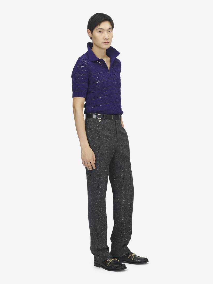 Alexander McQueen 斑点细条纹长裤