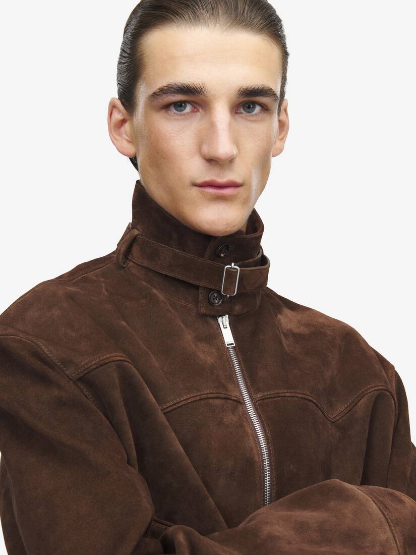 Alexander McQueen 绒面材质夹克衫