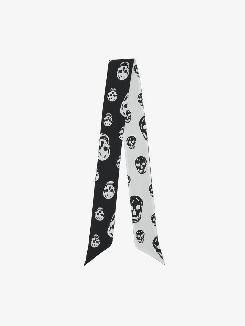 Alexander McQueen 丝带Skull围巾