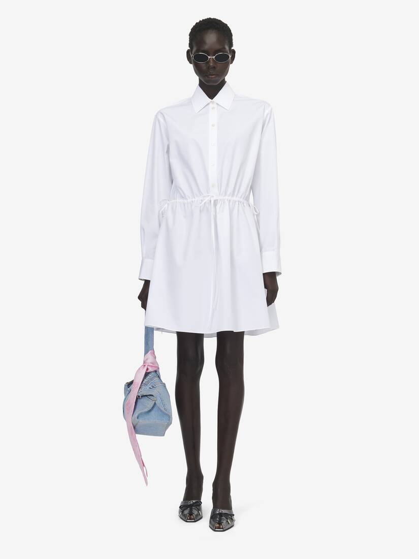 Alexander McQueen 系带细节衬衫裙