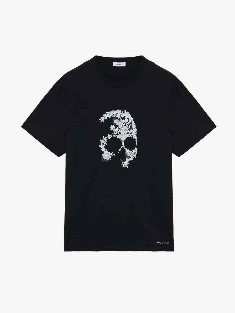 Alexander McQueen 蕾丝Skull T恤