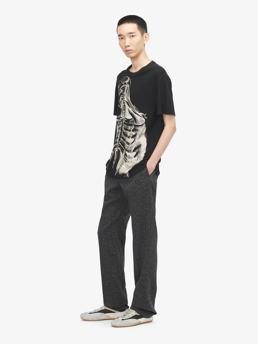 Alexander McQueen Sketch Anatomy T恤