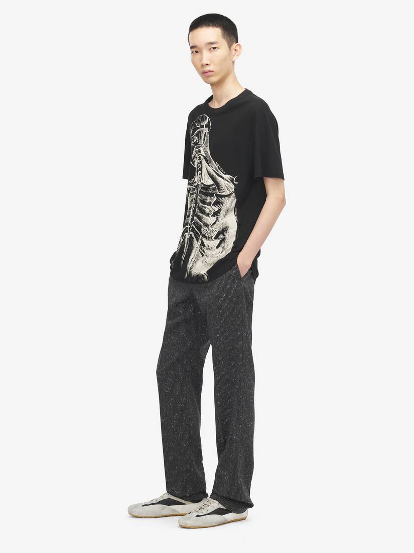 Alexander McQueen Sketch Anatomy T恤
