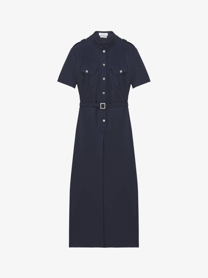 Alexander McQueen 制服风格中长连衣裙