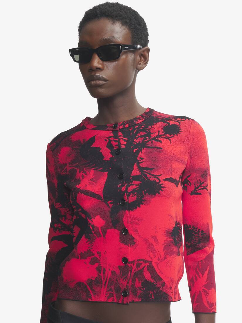 Alexander McQueen T-Bar铆钉Panthos框太阳眼镜