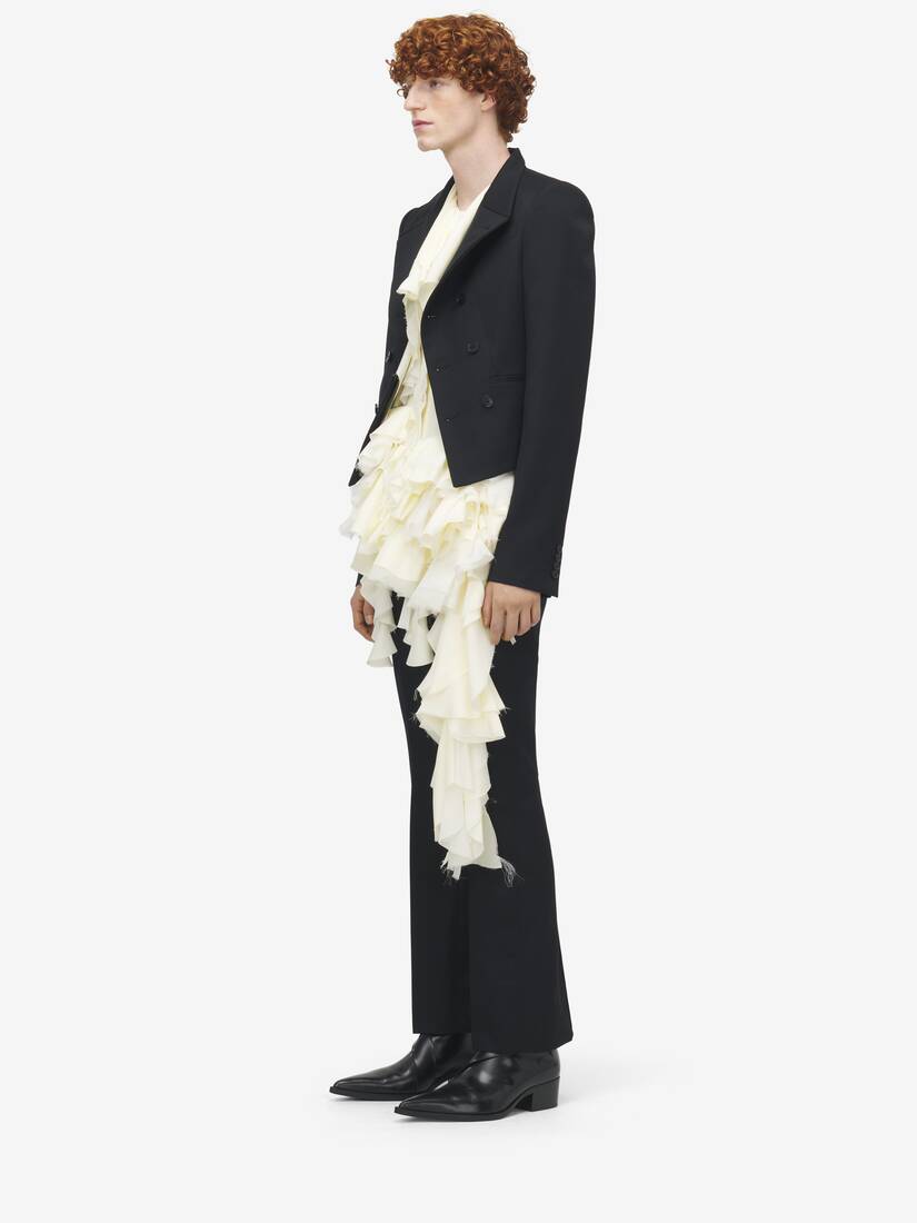 Alexander McQueen 不对称翻领夹克