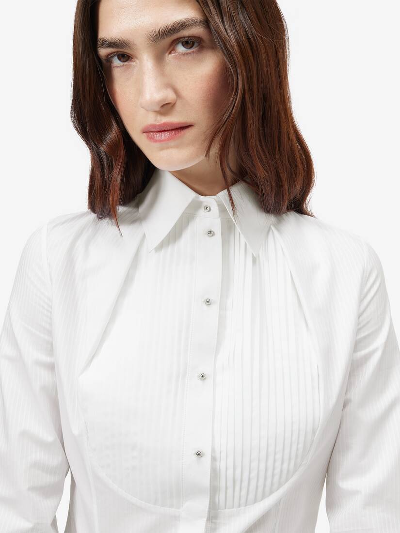 Alexander McQueen 塔士多条纹衬衫