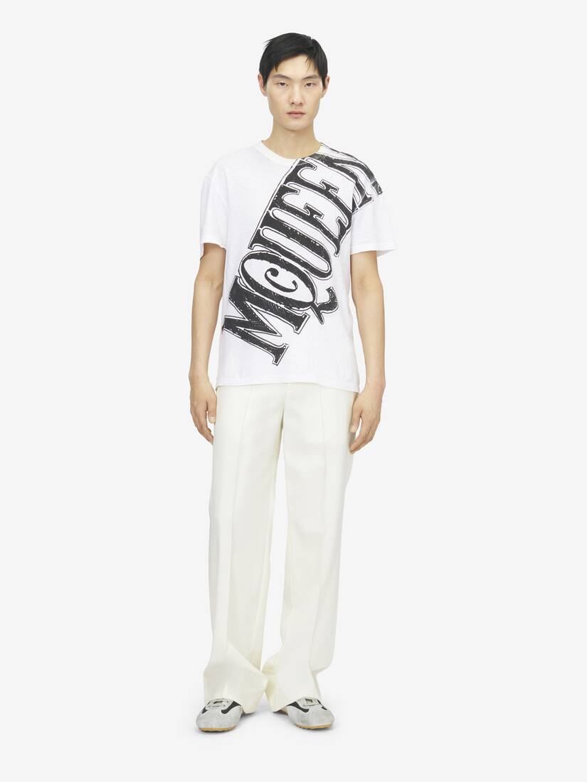 Alexander McQueen Sketch Logo印花T恤