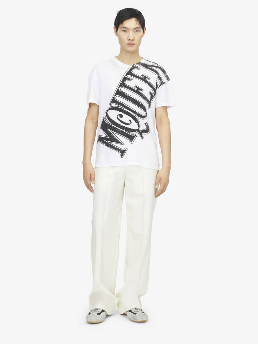 Alexander McQueen Sketch Logo印花T恤