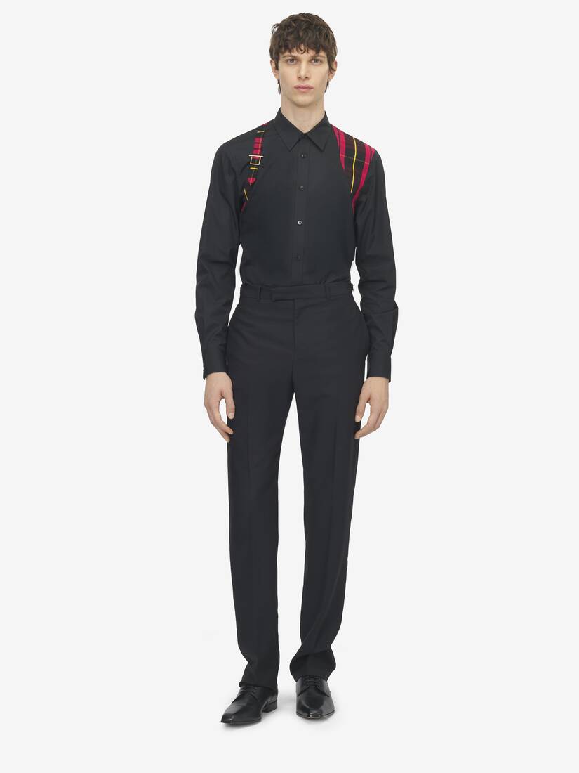 Alexander McQueen 格纹束带衬衫