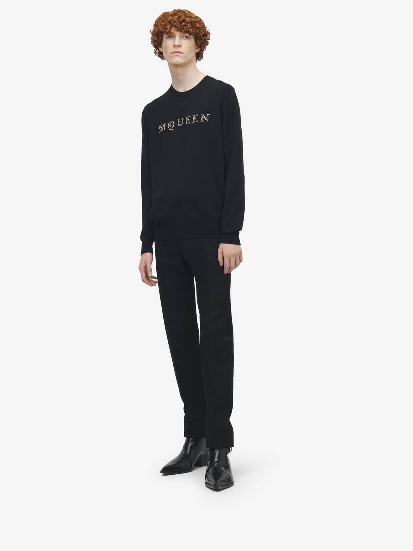 Alexander McQueen 镜面McQueen标志套衫