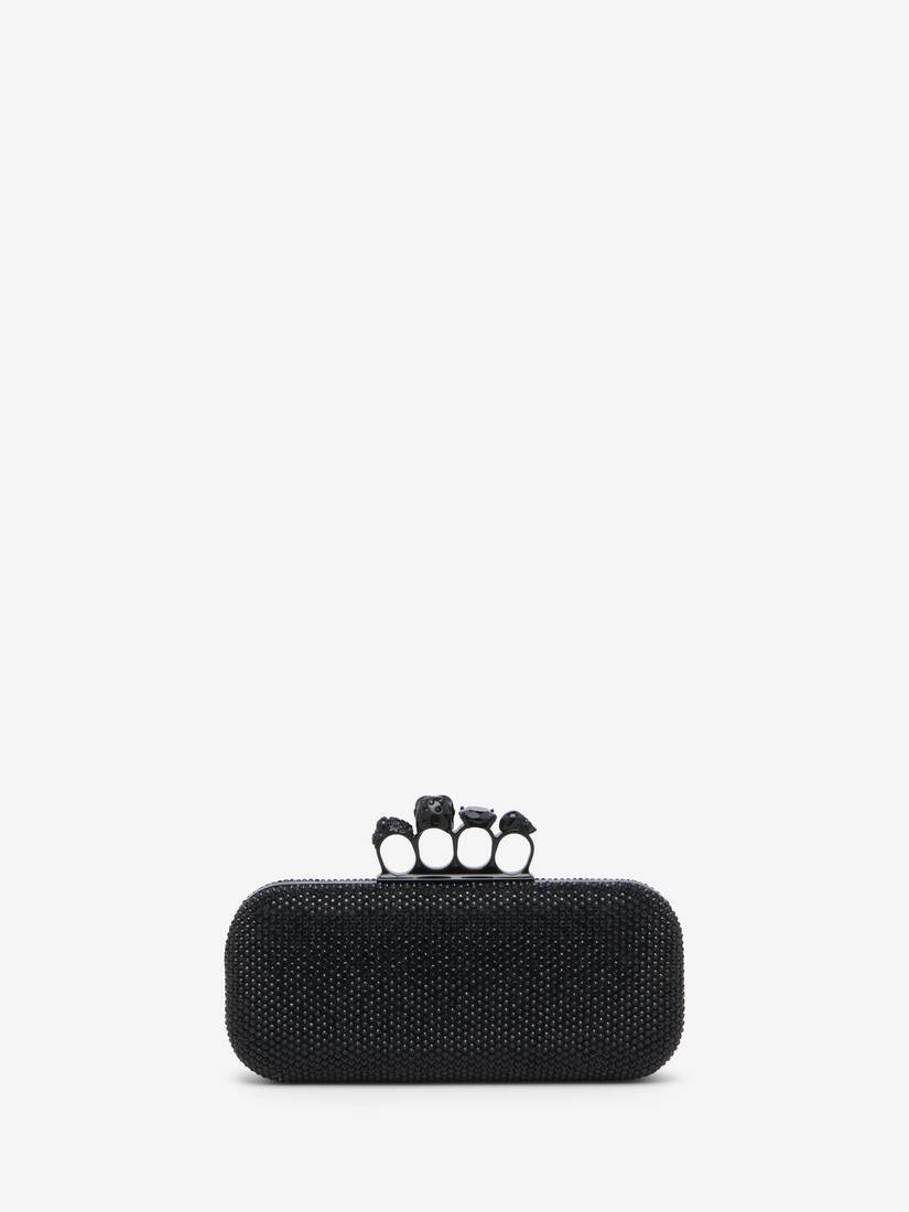 Alexander McQueen 长款Knuckle Clutch指环手拿包