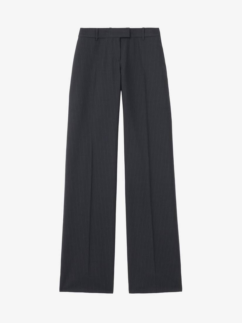 Alexander McQueen 细条纹Bumster长裤