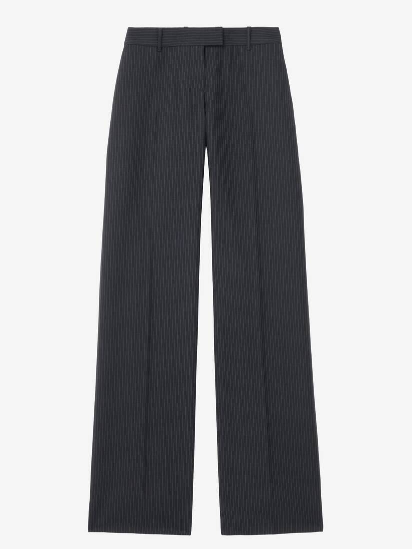 Alexander McQueen 细条纹Bumster长裤