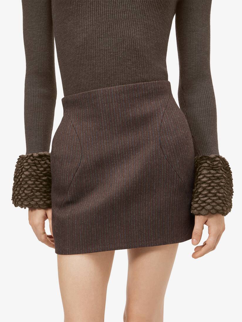 Alexander McQueen 针织羽毛风格上衣