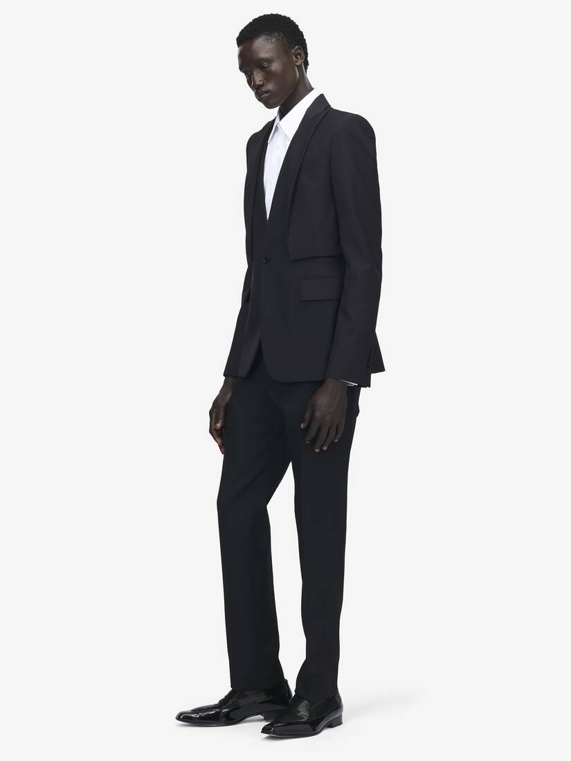 Alexander McQueen Trompe-l'œil单排扣夹克