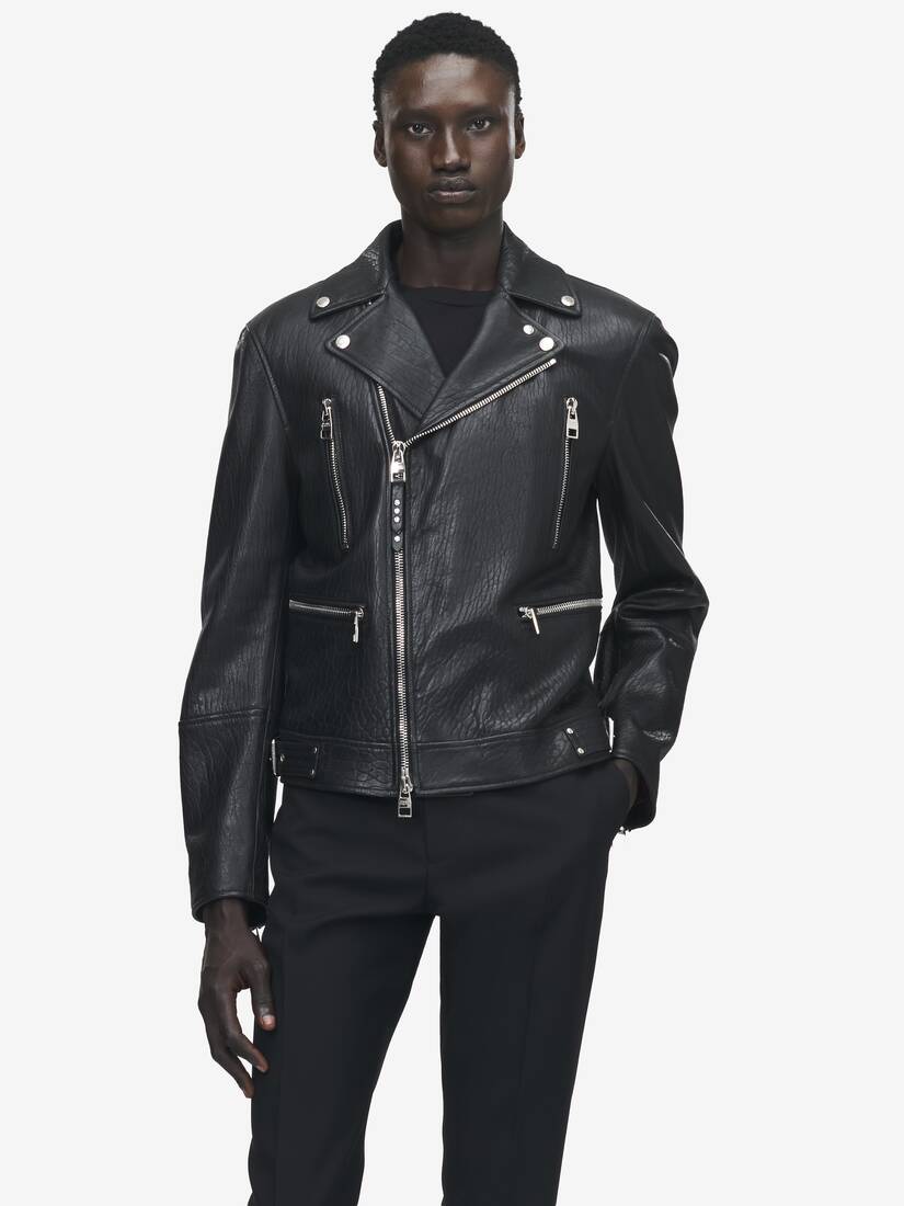 Alexander McQueen McQueen 经典皮革机车夹克