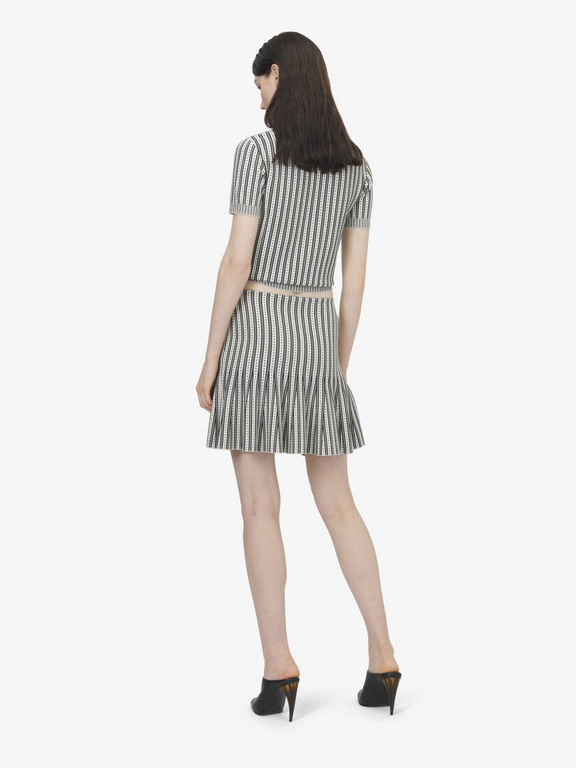 Alexander McQueen 条纹针织上衣