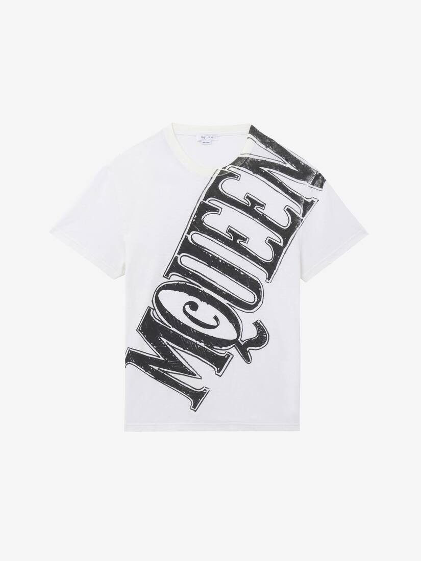 Alexander McQueen Sketch Logo印花T恤