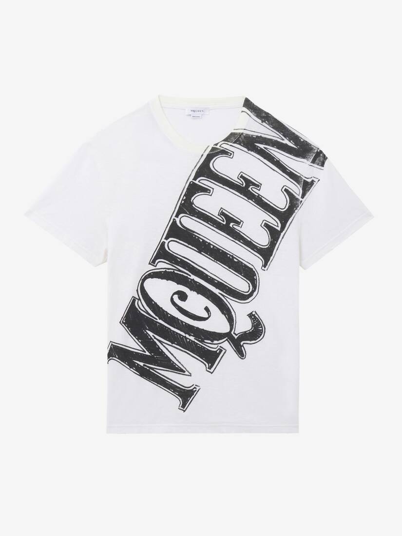Alexander McQueen Sketch Logo印花T恤