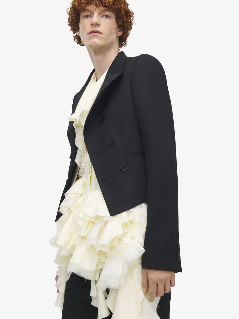 Alexander McQueen 不对称翻领夹克