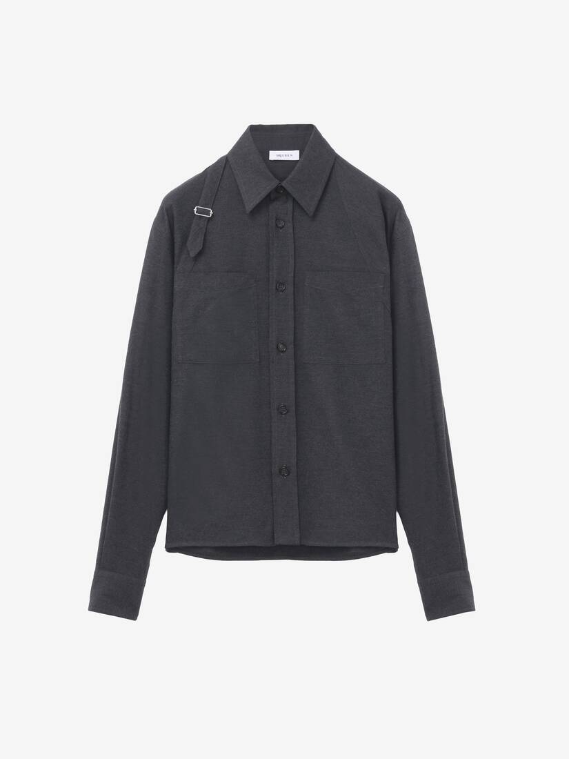 Alexander McQueen 背带外套式衬衫