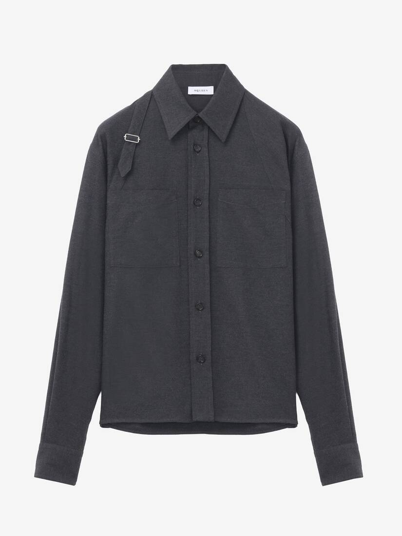 Alexander McQueen 背带外套式衬衫