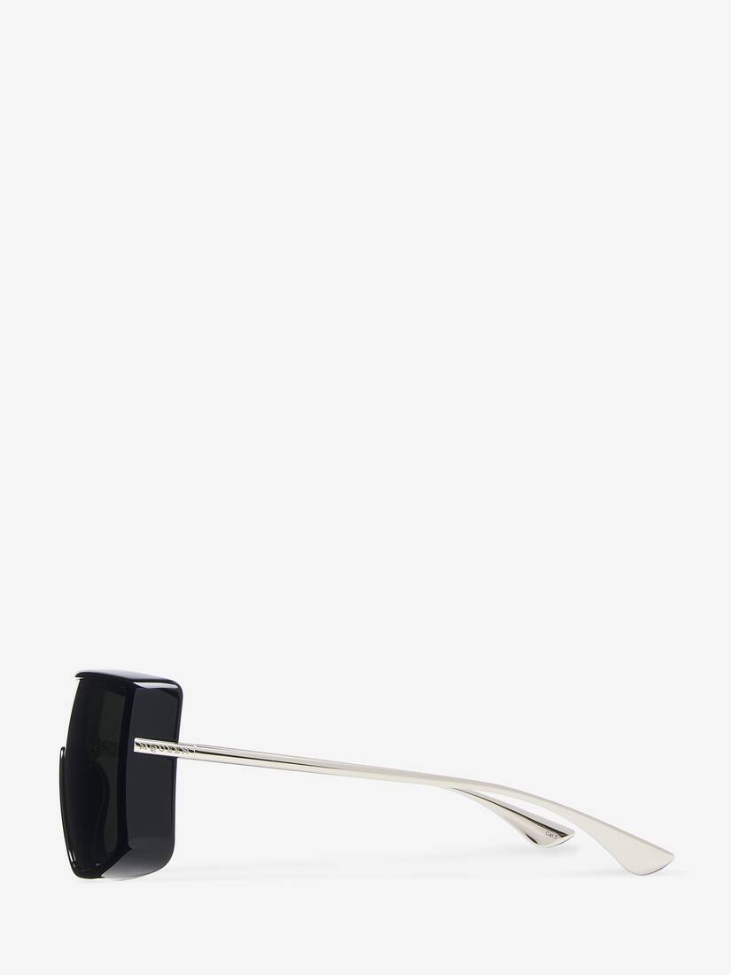 Alexander McQueen T-Bar护目镜造型太阳眼镜